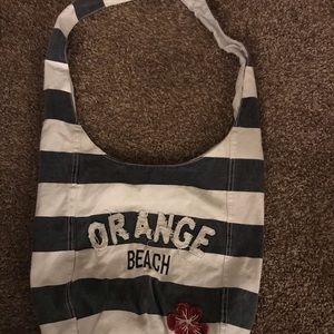 Orange Beach Bag